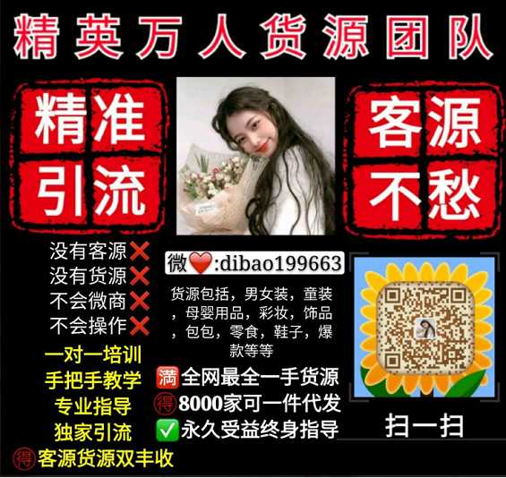 品牌低批发 微商童装女装正规一件代发