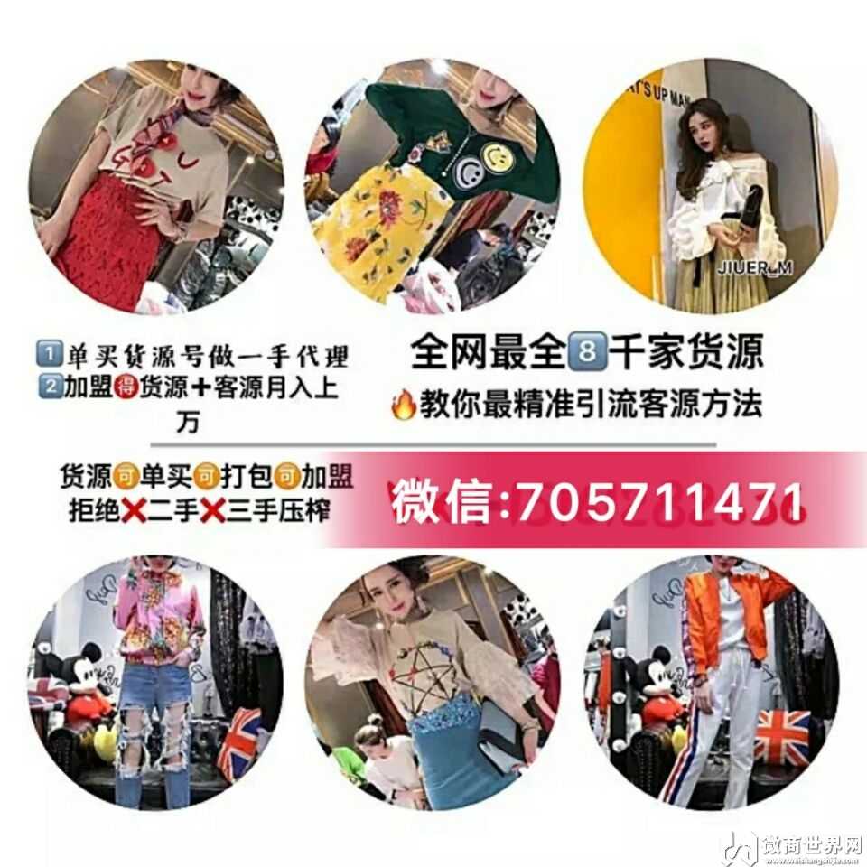 亮亮家提供品牌全8000家精选优质货源的微信号码