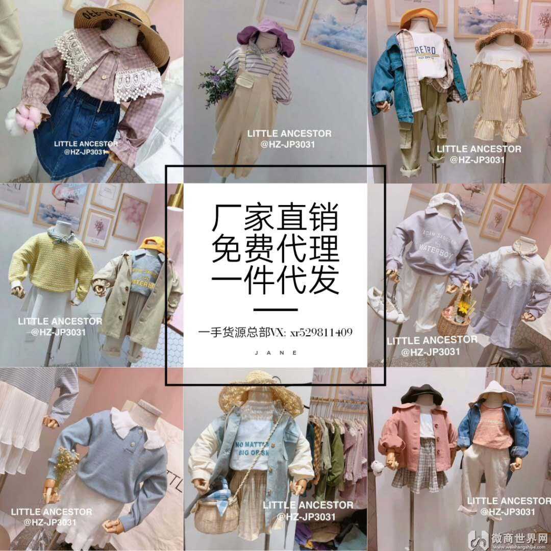 2019创业兼职 微信服装代理一件代发 新手扶持入