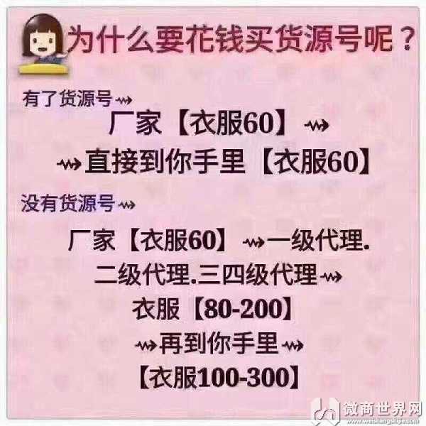 微商爆款，女装内衣童装等一手厂家货源，一件代发