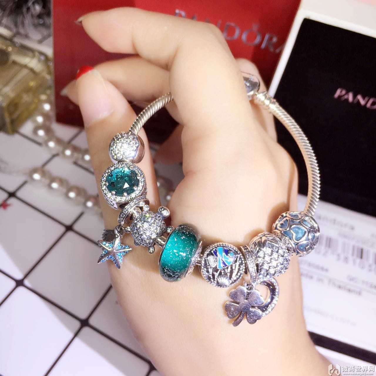 珠宝饰品潘多拉手链新款现货 高品质品牌tiffany专柜