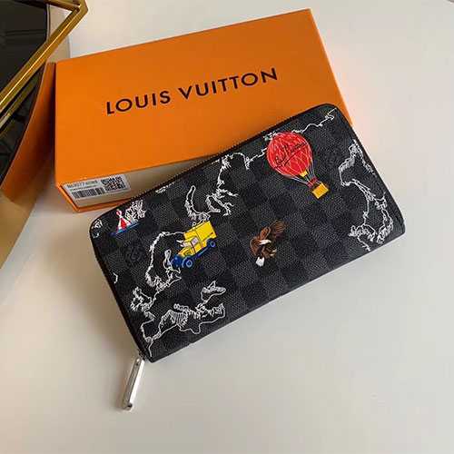 标注louis vuitton portafogli compatti男士钱夹，原厂皮