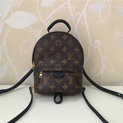 标注monogram backpack mini双肩包小书包,人手一只的随身包