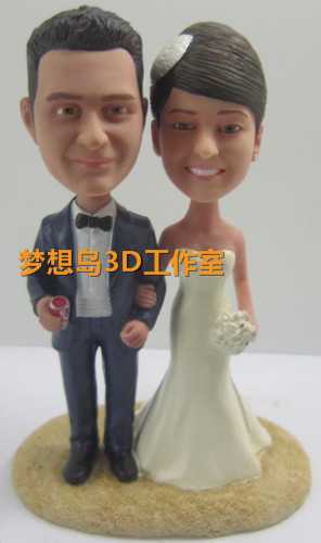 3d人像定制 3d人像代工修图 婚纱人像 3d打印 结婚照 3d婚纱 人像14