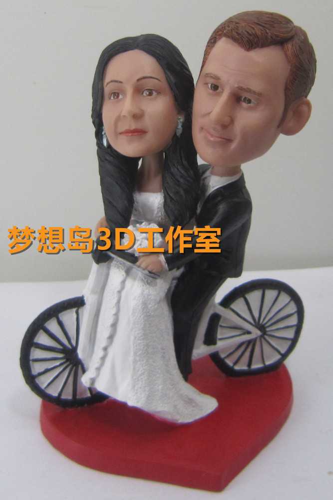 3d人像定制 3d人像代工修图 婚纱人像 3d打印 结婚照 3d婚纱 人像18