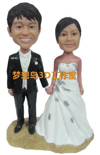 3d人像定制 3d人像代工修图 婚纱人像 3d打印 结婚照 3d婚纱 人像19