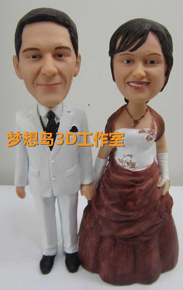 3d人像定制 3d人像代工修图 婚纱人像 3d打印 结婚照 3d婚纱 人像16