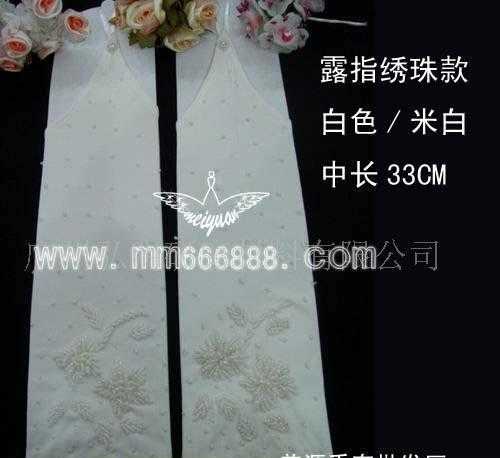 婚纱手套 礼服手套 新娘手套 婚纱头纱手套