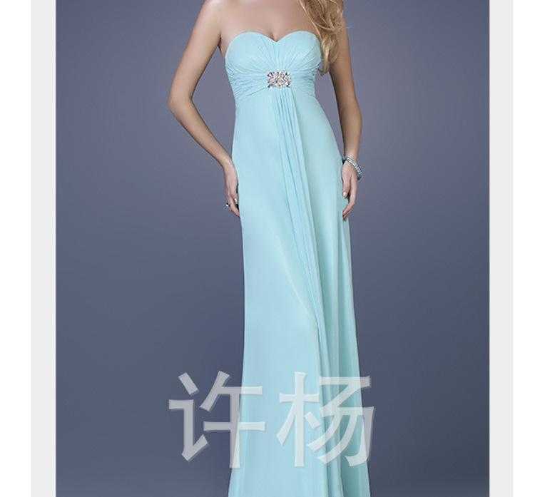 婚纱礼服年欧美新款可定制多款色雪纺时尚婚纱礼服原单2