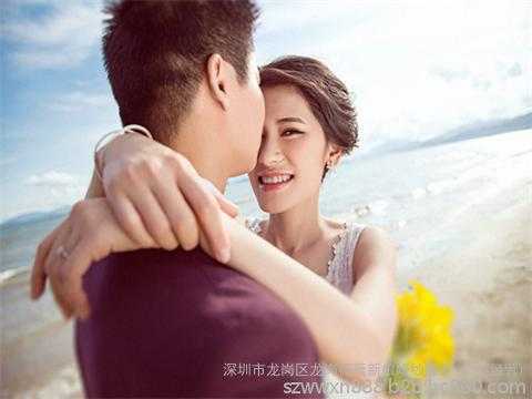 龙岗同乐个性婚纱照时尚可爱古装海景婚纱照