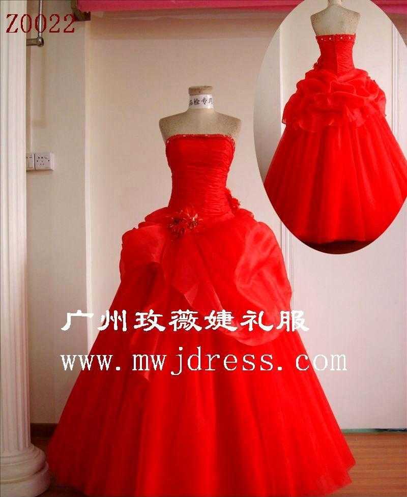 广州婚纱礼服玫薇婕新款婚纱晚装1