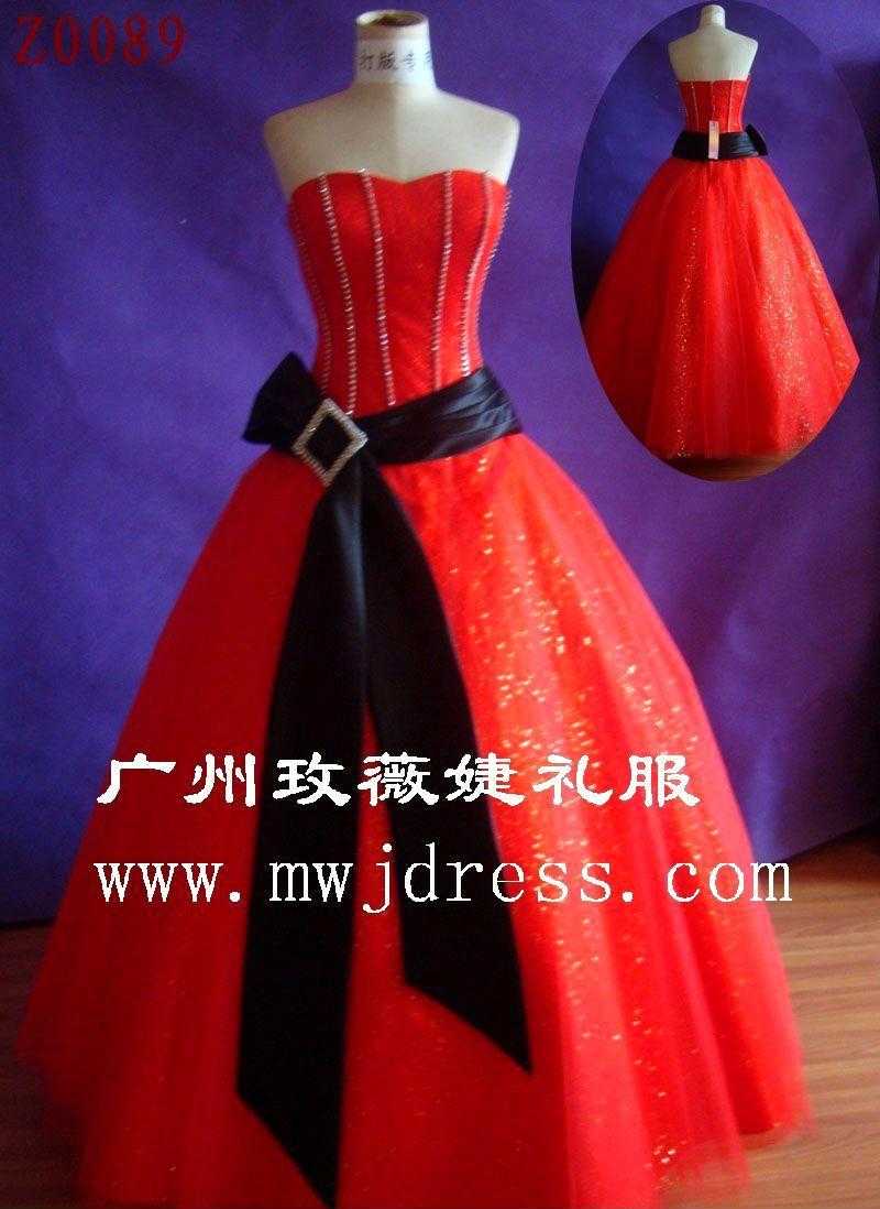 广州婚纱礼服玫薇婕新款婚纱晚装0