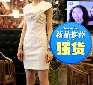 夏新款女装 韩版女装罗*布连衣裙 宽松显瘦短袖连衣裙批发