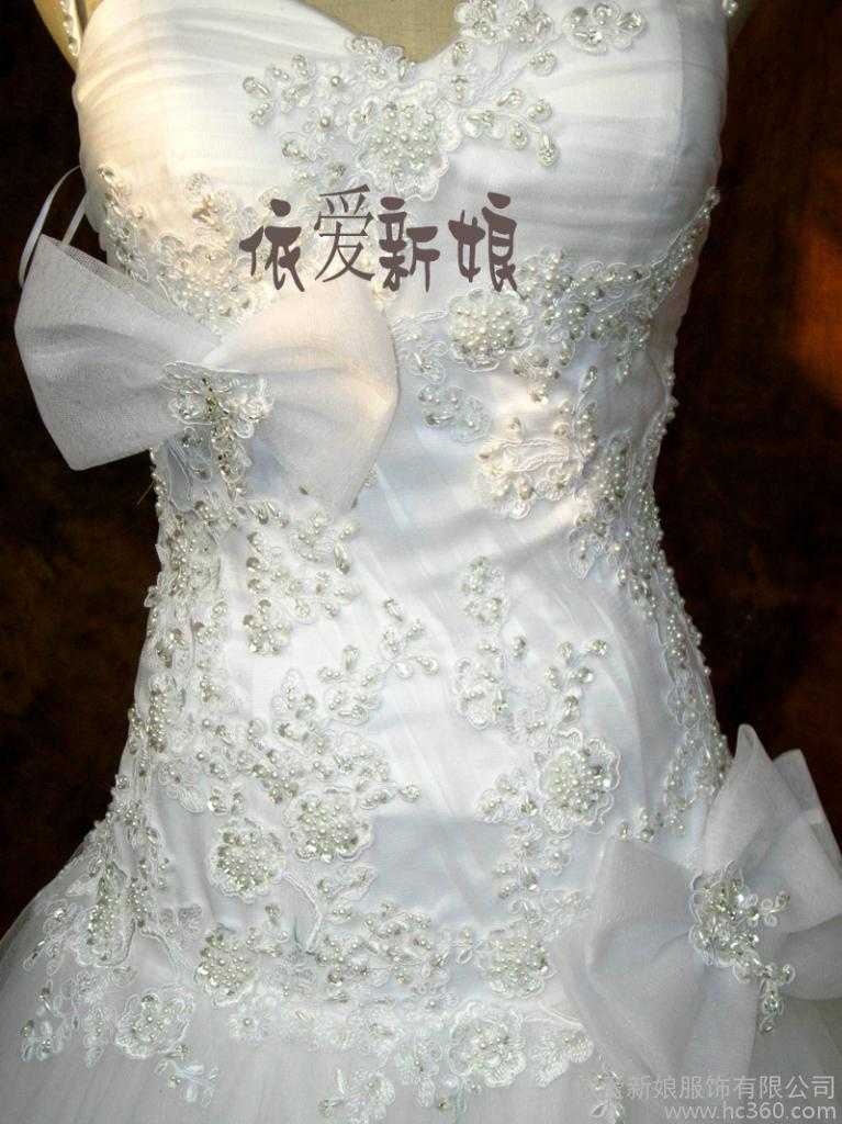 供应依爱新娘婚纱礼服新娘新款款蓬蓬裙婚纱钻饰蕾丝婚纱