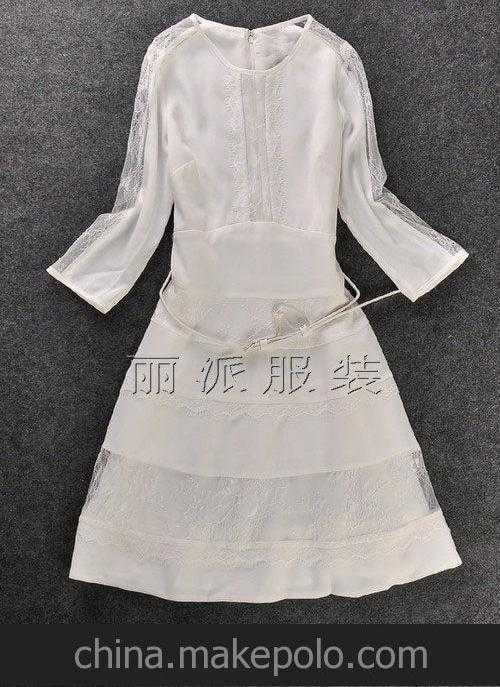 新夏款连衣裙 欧美原单 镂空连衣裙 蕾丝连衣裙 dress