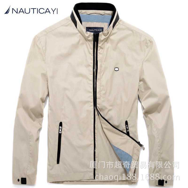 nautica 衣服休闲男士夹克立领薄款男装外套 gf1403006批发