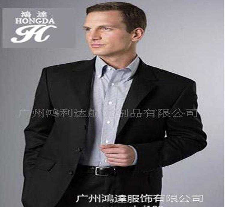 【西服定制专家】新款高端男士羊毛西服套装商务单门禁三粒扣