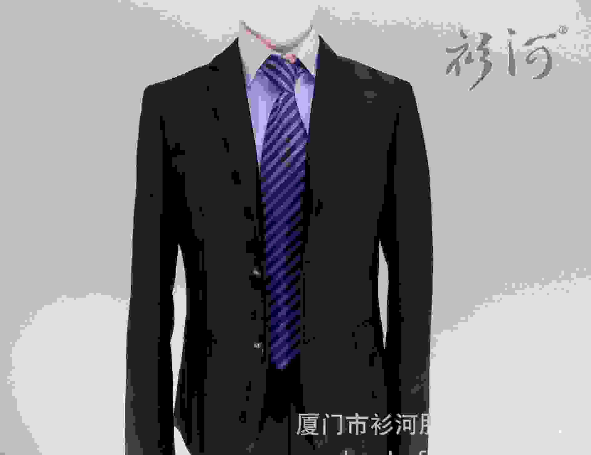 衫河：男西服男士西装上衣 西服外套合身西服修身西服