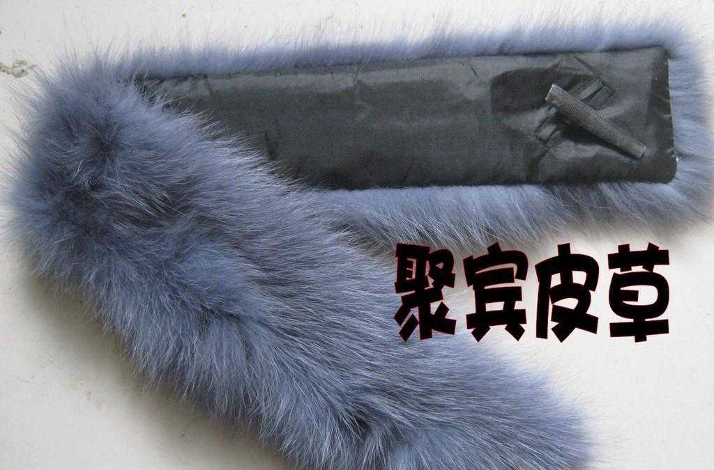 长年供应狐狸皮毛领 衣服毛领 毛毛领 真毛 假一赔十