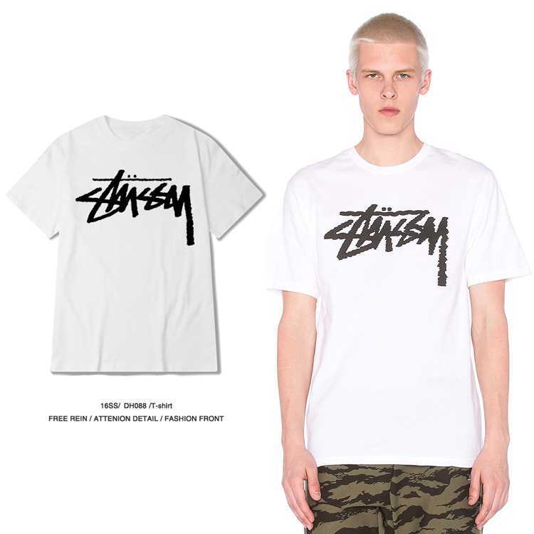 stussy world tour t-shirt t恤 短袖巡游 经典 情侣装