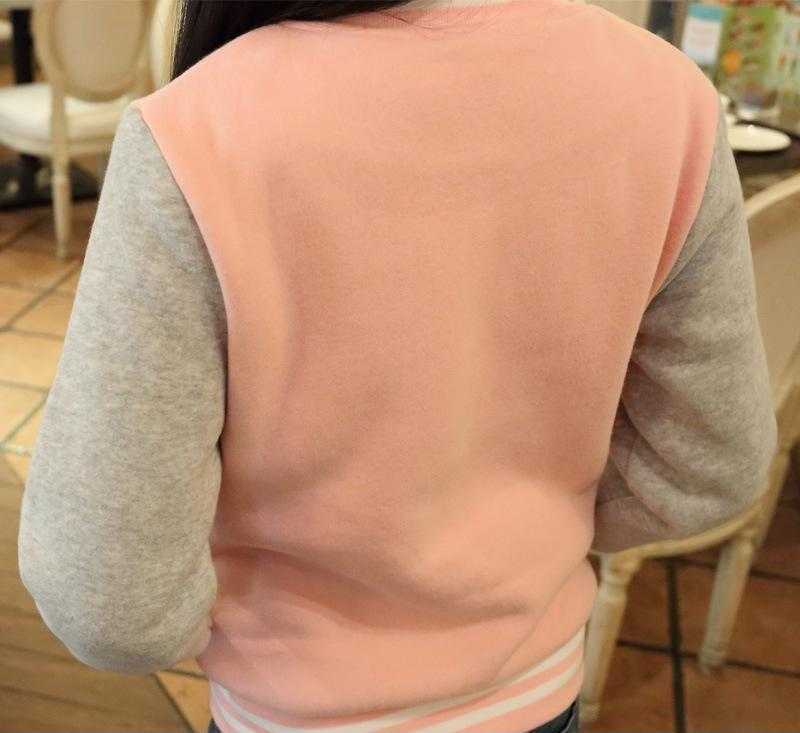 女中大童加厚棒球服少女外套新款学生童装韩版批发