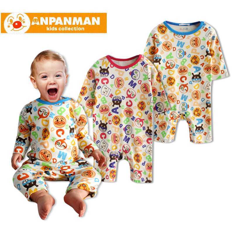 anpanman  外贸日本原单品牌童装  连身衣 满印爬服 纯棉哈衣