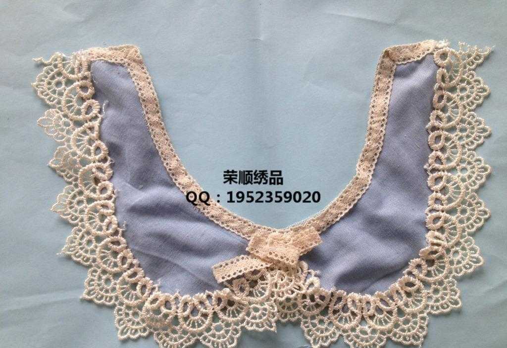 新款牛仔布花边服装饰品韩版假领子 童装辅料衣领批发