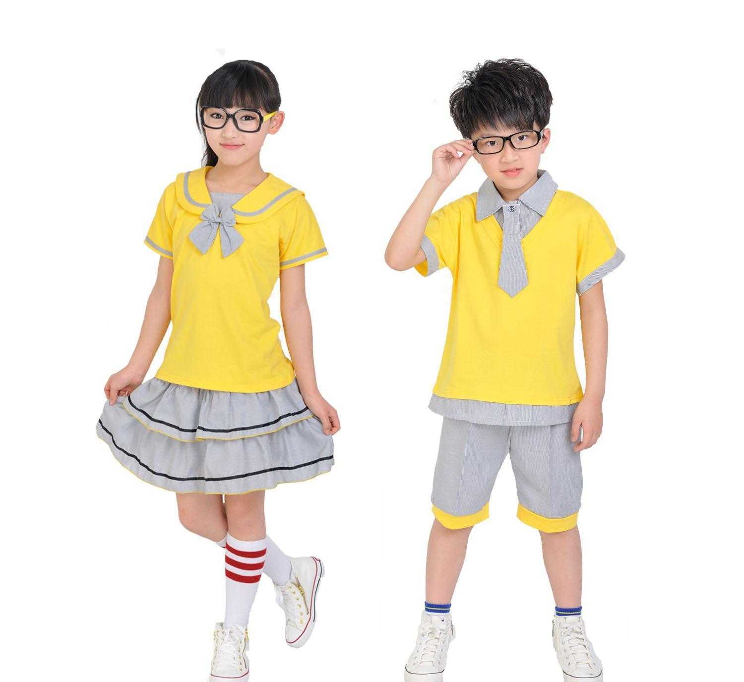 童装套装 幼儿园夏季园服 中小学校服班服 厂家直销