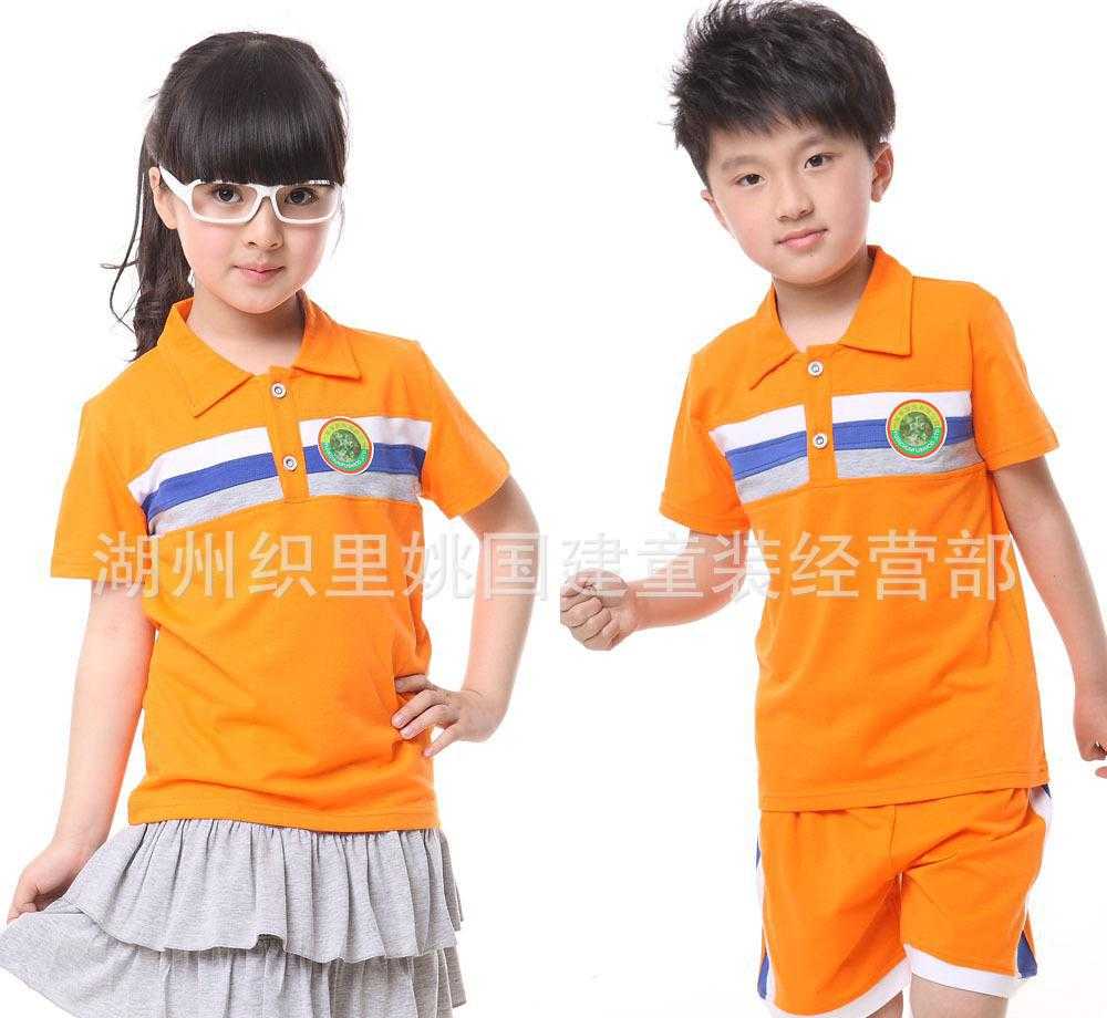 童装套装厂家直销夏季热卖爆款学生校服幼儿园园服校服定