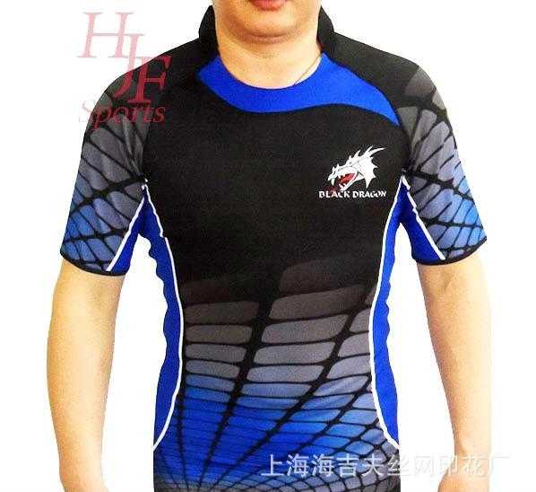 个性定制流行款橄榄球服rugby jersey加工定制橄榄球运动套装