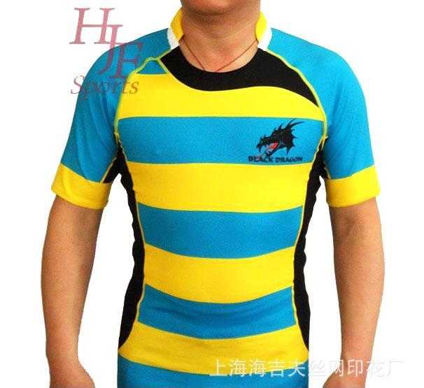 流行款橄榄球服rugby jersey加工定制橄榄球运动套装