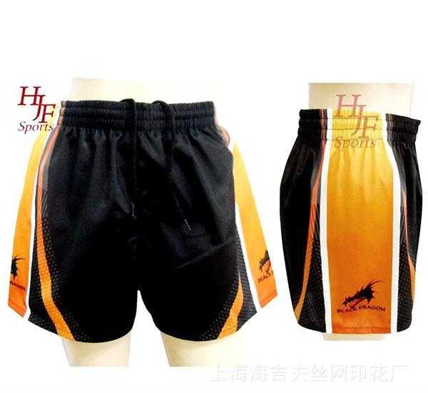 流行款橄榄球短裤rugby shorts加工定制橄榄球运动套装