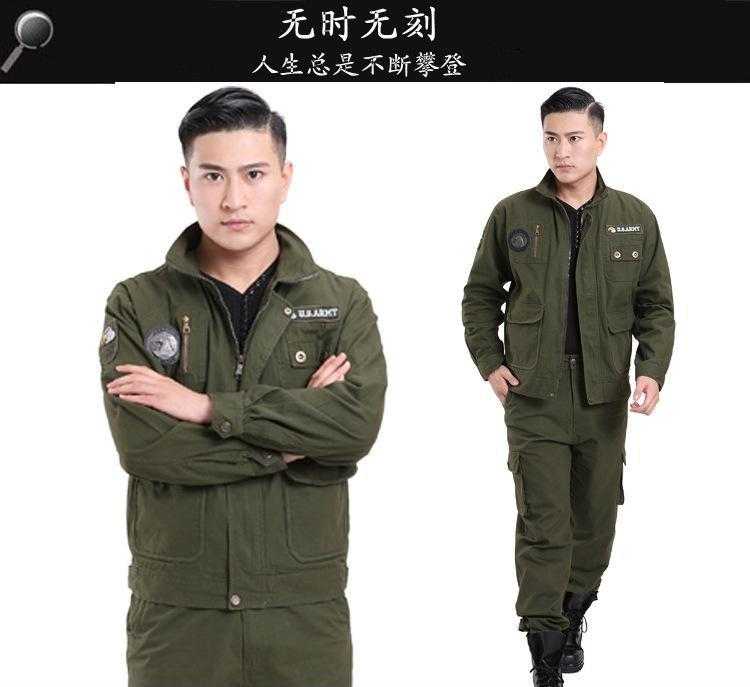 101空降师军装套装 特种兵军绿休闲军装特战服休闲服秋冬男