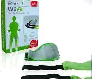 wii fit 2in1活力运动套装（弹力带加绑带） wii运动套装