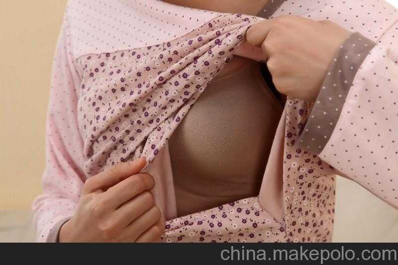 一件代发春秋季装 棉质 月子服哺乳 碎花套装喂奶睡衣家居服