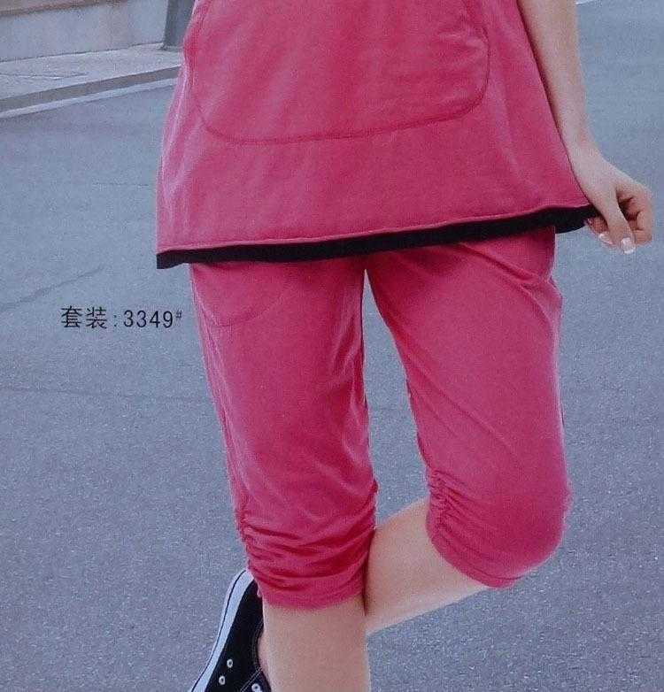 纯棉!装 韩版夏装套装 短袖套装 运动套装家居服0