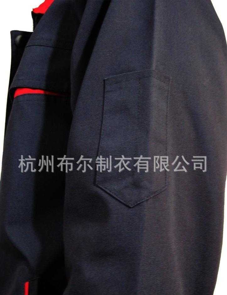 长袖工作服套装 汽修服 车间工作服 耐磨 耐脏 涤棉厚珠帆工程服