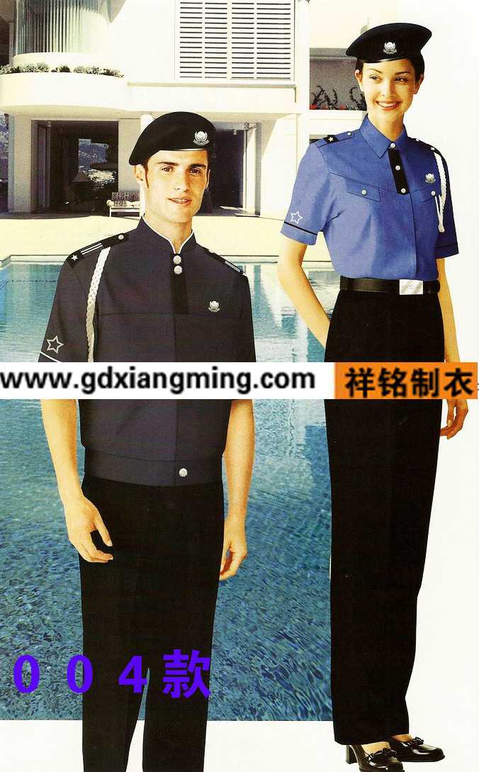 专业工作服供应 新式保安服 工作服定制 春夏男女保安服执勤服