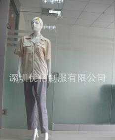 专业制作深圳东莞工作服夏装短袖深圳工作服东莞厂服欢迎来电