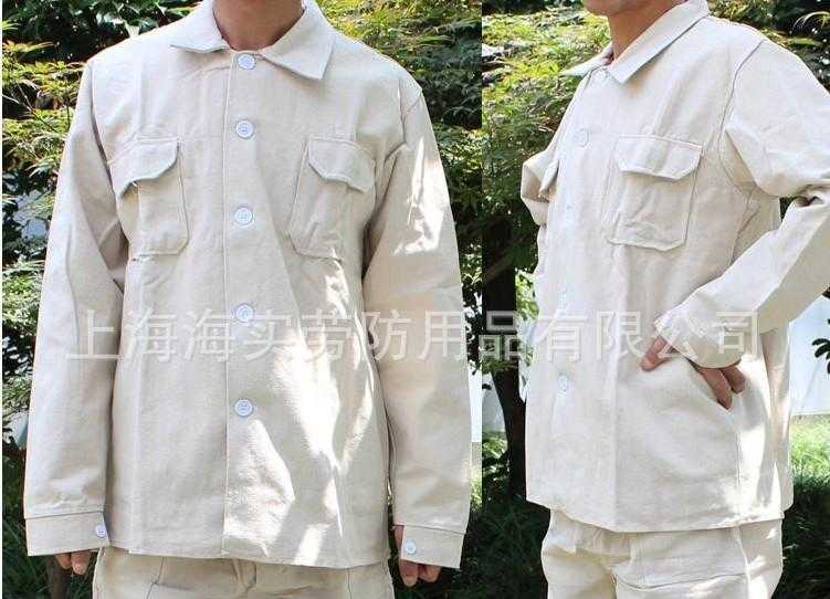 全棉电焊服 帆布工作服 上海工作服订做 批发