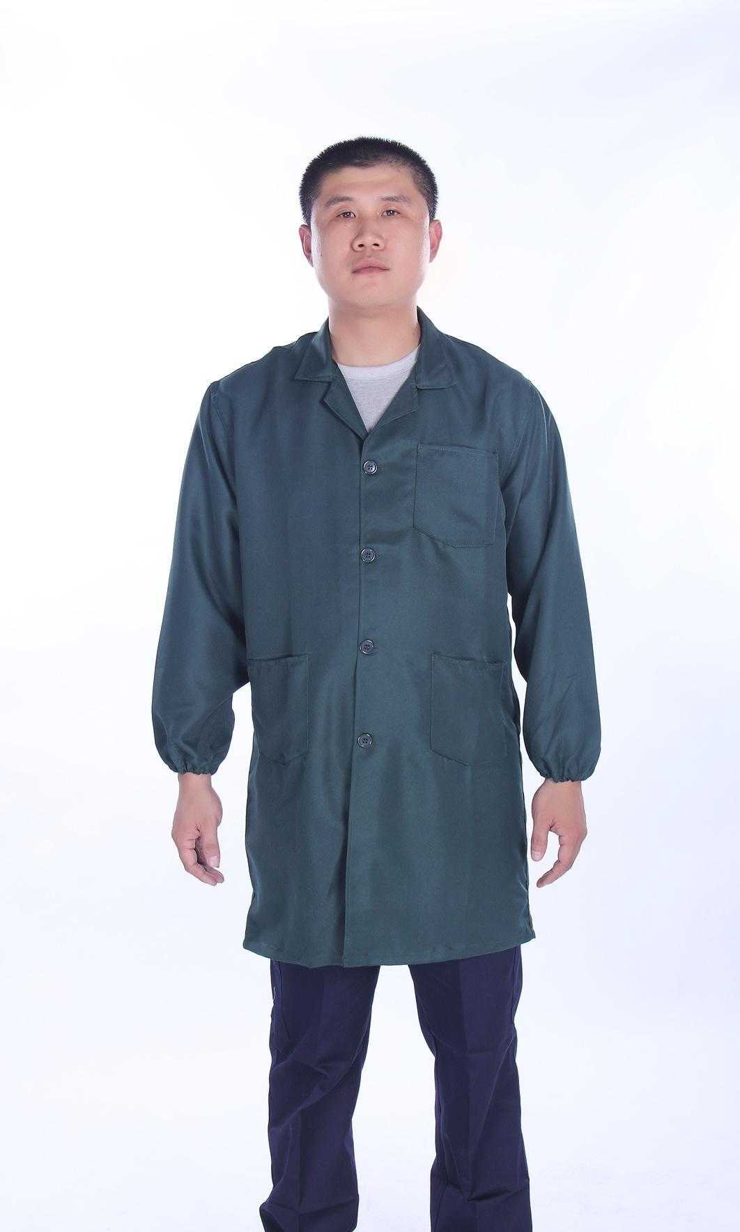 厂家现货劳保工作服食品工作服蓝大褂工作服订做