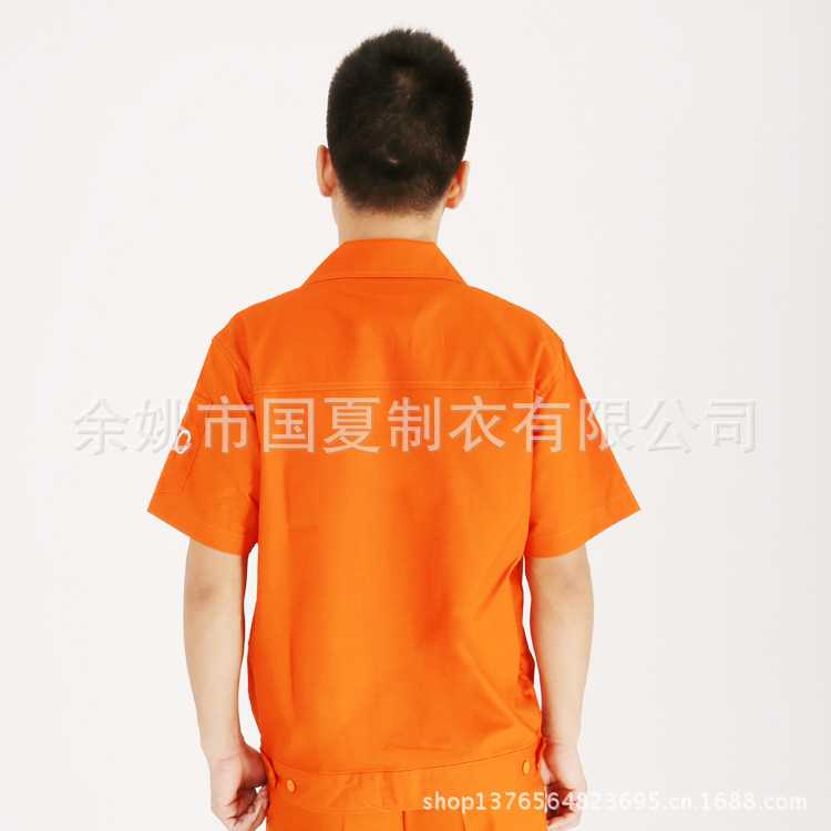 工作服厂家直销环卫短袖工作服套装 工作服定做 路政工作服现货