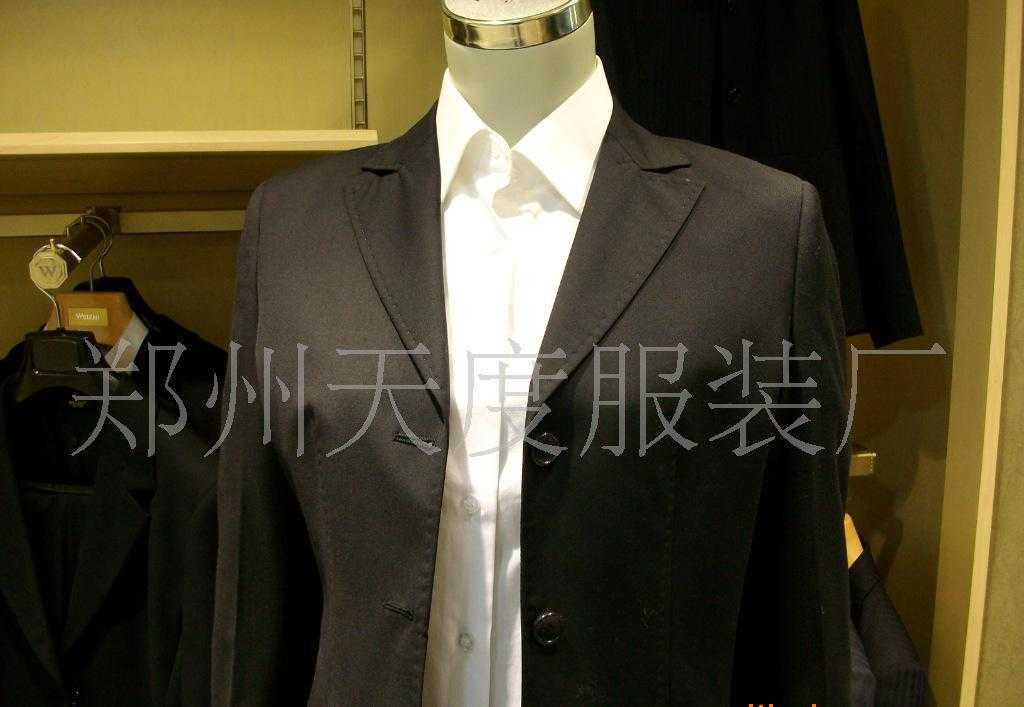 【厂价】韩版新款热销西服郑州职业装郑州制服毛料西服