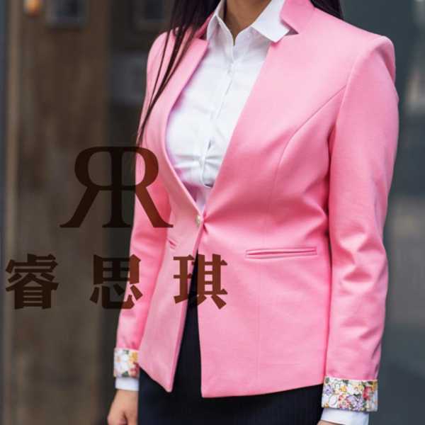 睿思琪 女士职业装 职业西装 女士时尚西服 专业定制 职业装