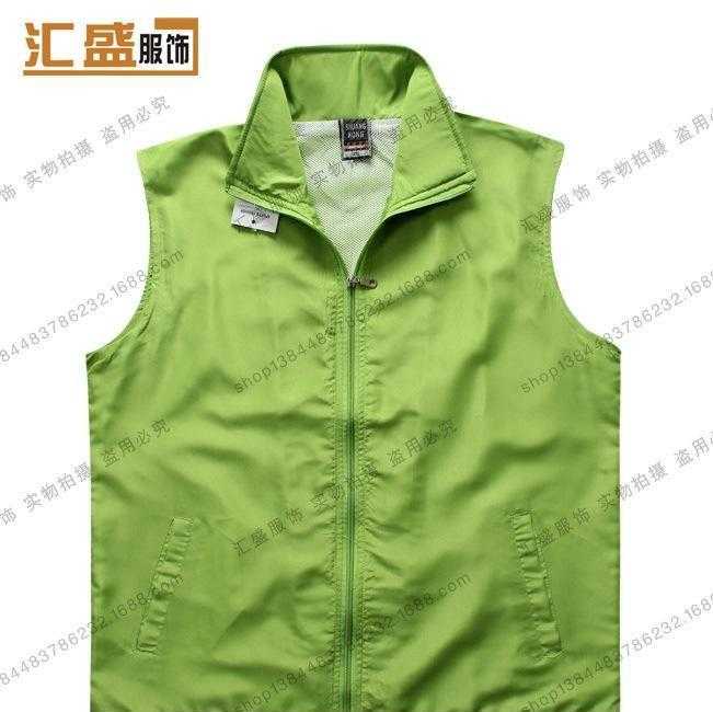 厂家批发订做者马甲定制工作服马甲活动背心广告洗车店服装