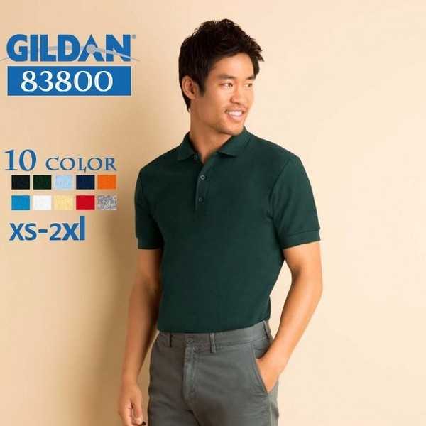 gildan83800男式短袖翻领纯棉polo衫定制工作服广告衫定做