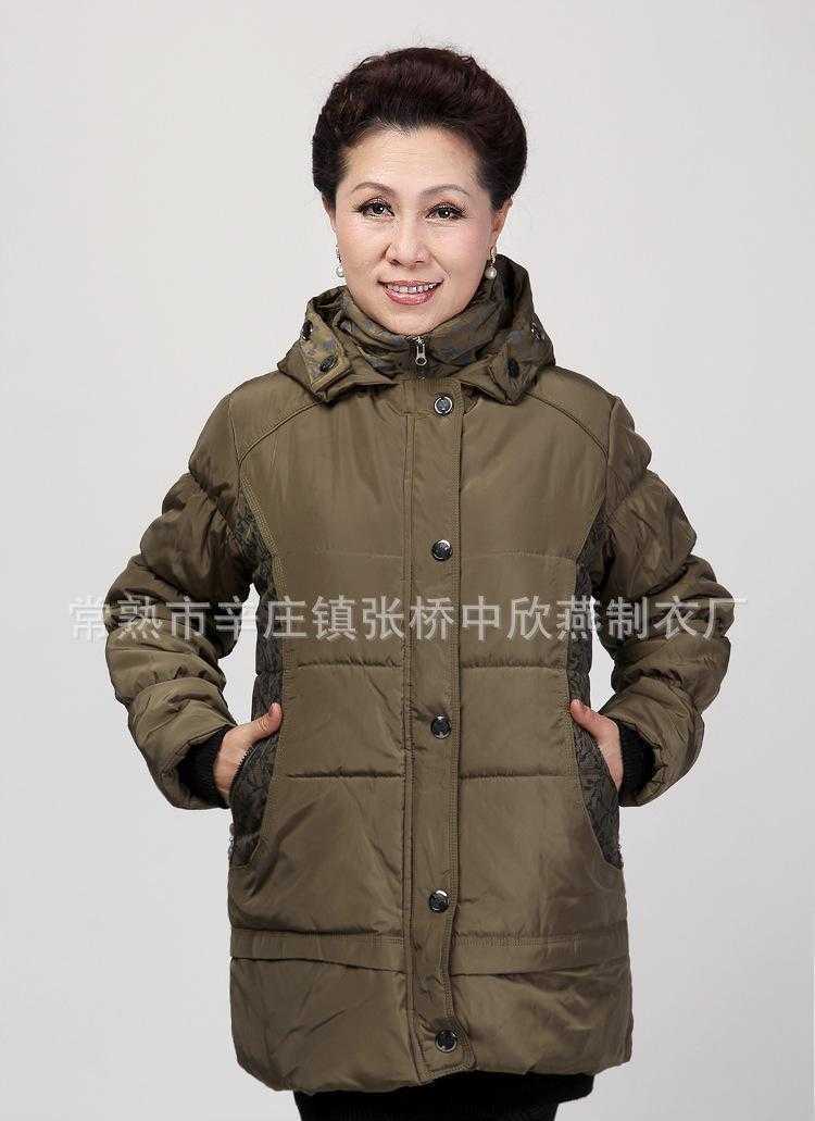 中老年棉袄女妈妈装中老年女装中老年女外套